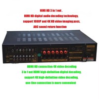 Sunbuck Lossless Bluetooth 1200W 5.1 AV Sound Amplifier Audio 4K 1080P HD DTS Dolby AC-3 Home Theater Power Amplifier