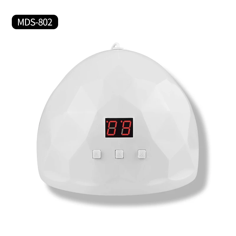 Lampa UV do utwardzania paznokci - 3 ustawienia czasowe + automatyczne wykrywanie, utwardzanie żelu do użytku domowego i salonu