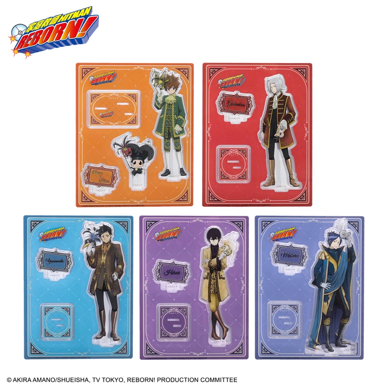 

Anime HITMAN REBORN Acrylic Stand Model Tsunayoshi Sawada Reborn Figure Cosplay Plate Holder Topper Fans Desk Decor Plate Gifts