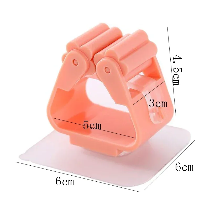 

Wall Mounted Mop Organizer Holder Brush Broom Hanger Home Storage Rack Bathroom Suction Hanging Pipe Hooks Household Tools Home