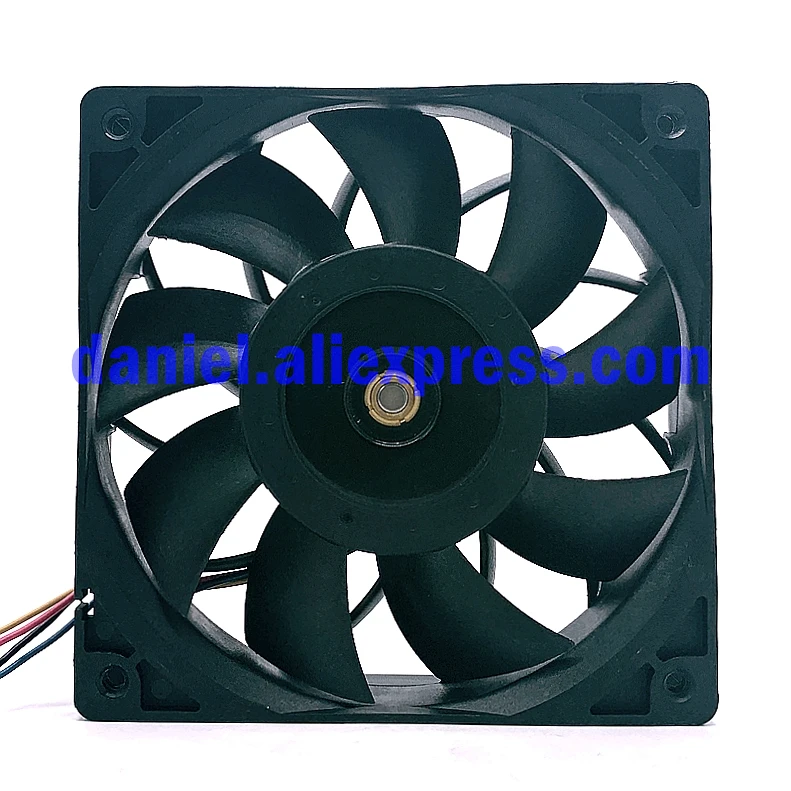 THB1248B 12025 48V 0.75A 4-wire PWM temperature control supercharged double ball cooling fan