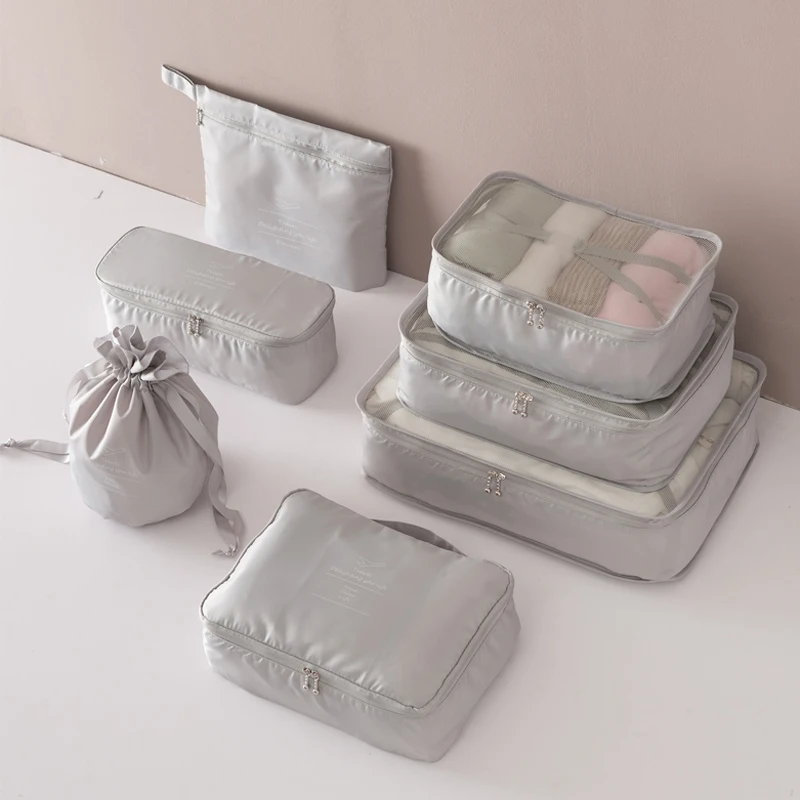 travel-organizer-set-portable-storage-bags-waterproof-luggage-organizer-for-underwear-clothes-easy-to-carry-polyester-fiber