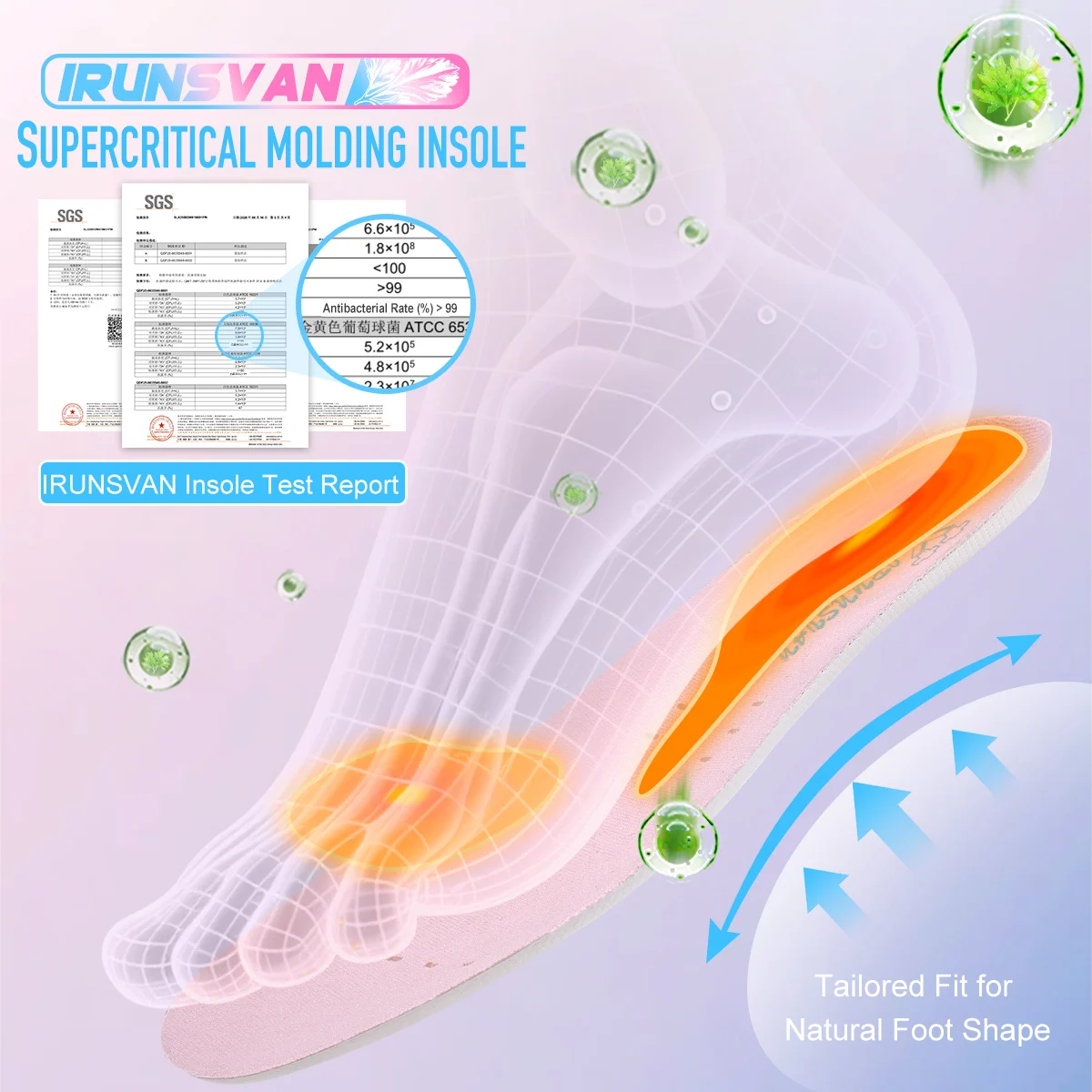 IRUNSVAN Zero Drop Running Shoes Airflow Capsule Cushion Sneakers for Beginner Advanced Runners PE Test & Race Training Unisex 6 image 6