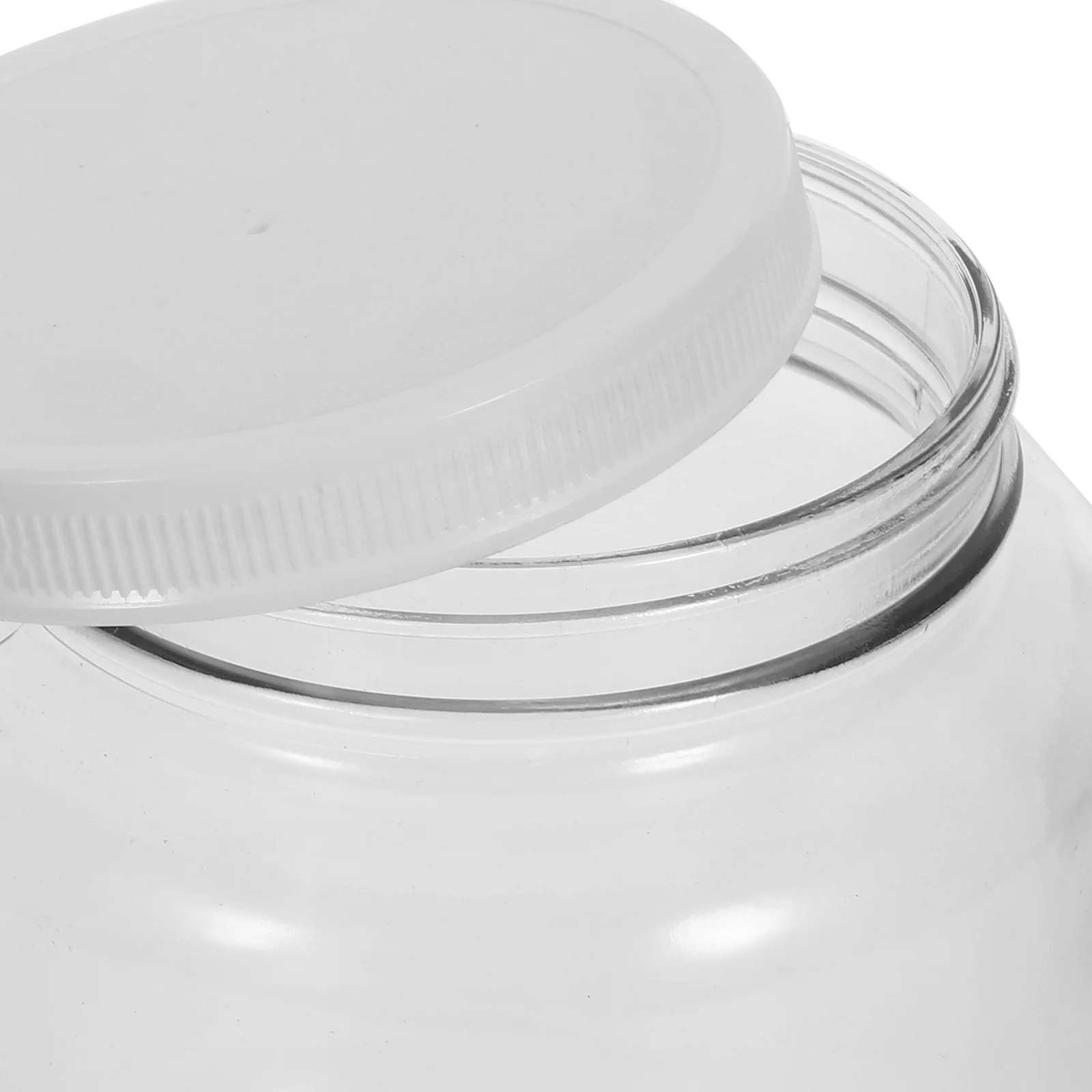 

Large Glass Storage Jar Plastic Lid Airtight Container for Tea Coffee Sugar Candy Wide Mouth Half Gallon Jar Glass Containers