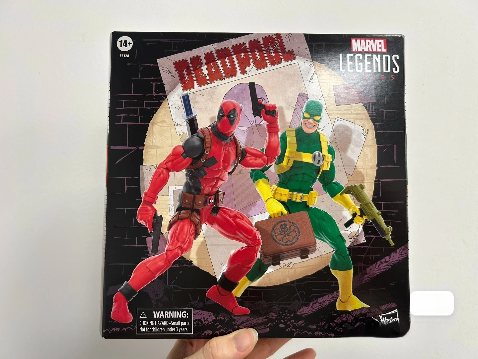 

Коллекционная фигурка Marvel Legend Destroyer Moon Dragon duo/Deadpool Agent Bob, 6 дюймов, подвижная, подарочная