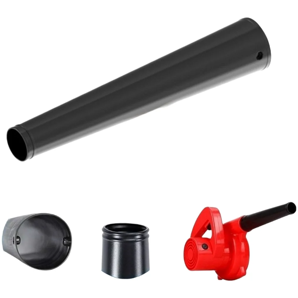 Light Gray 21cm Long Blower Tube 4cm Air Nozzle For Hair Dryer Dust Removal Cleaning Tool Plastic Duct Type Extension Accessorie