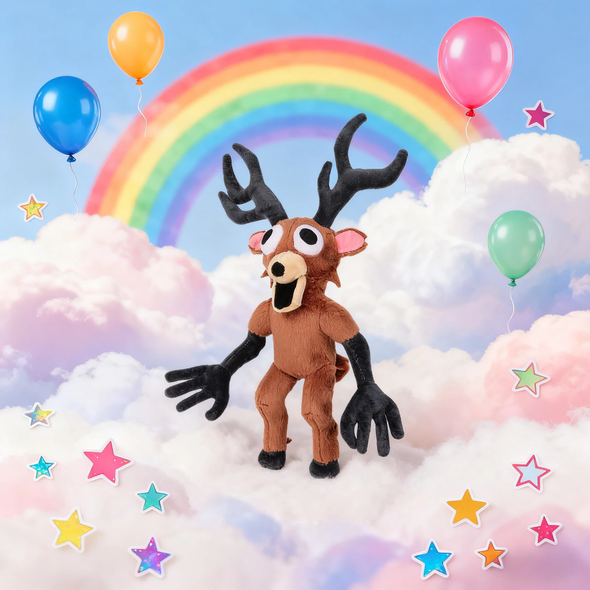 HEIßER 9 9 Nächte Im Wald Hirsch Plüsch Spielzeug Film Kuscheltiere Hirsch Spielzeug Fans Geburtstag Geschenke Spielzeug für Kinder Halloween Geschenke