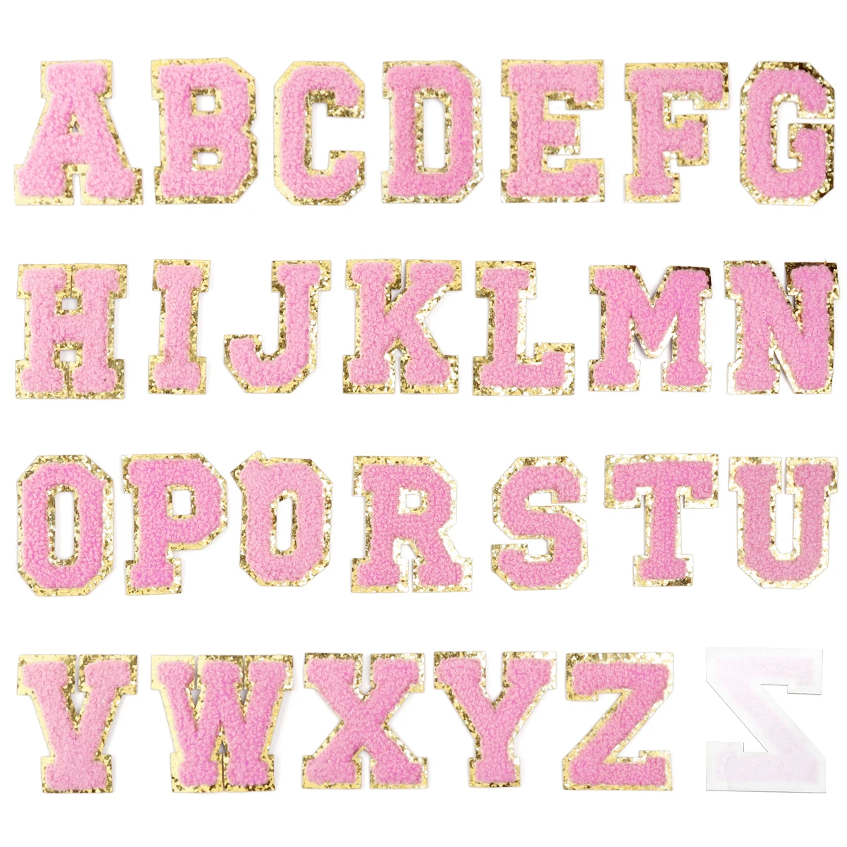 26 Stks/partij Kleur Letter Patches Borduurwerk Alfabet Strijk Patch Stof Voor Tassen Handwerk Kleding Diy Naaien Appliques Benodigdheden