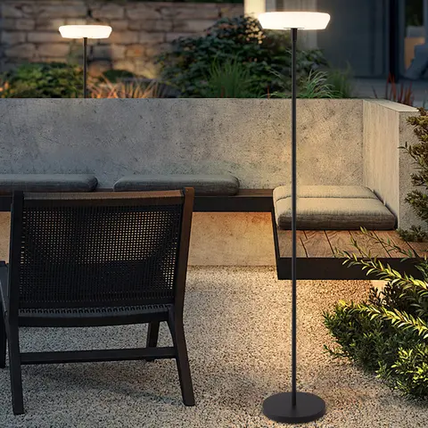 Modern Solar Lawn Light HomestayCharging Advanced Villa Garden View Courtyard Camping Outdoor Waterproof Removable Floor Lamp