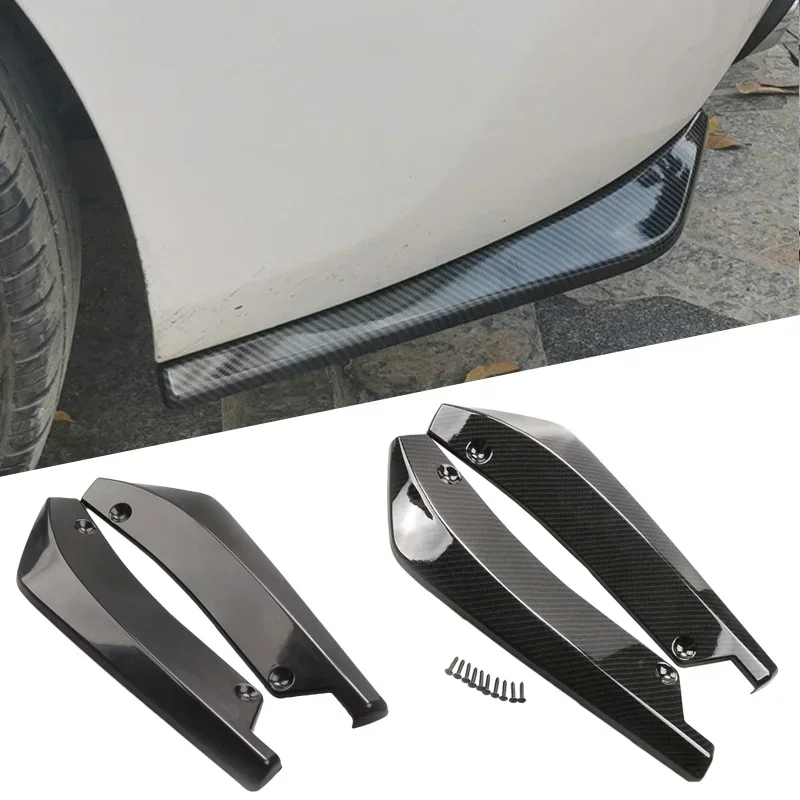 Rear Bumper Protector Diffuser Spoiler Splitter For Audi Q5 Q7 BMW f31 X5 E70 Passat B7 Mazda 6 Peugeot 308 Suzuki Swi Universal view 2