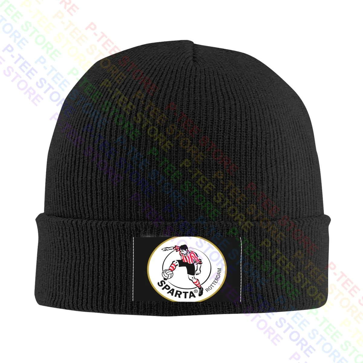 Sparta Rotterdam Football Club Soccer Team Eredivisie Dutch League Knitted Beanie Hat Beanies Cap Trend Hipster