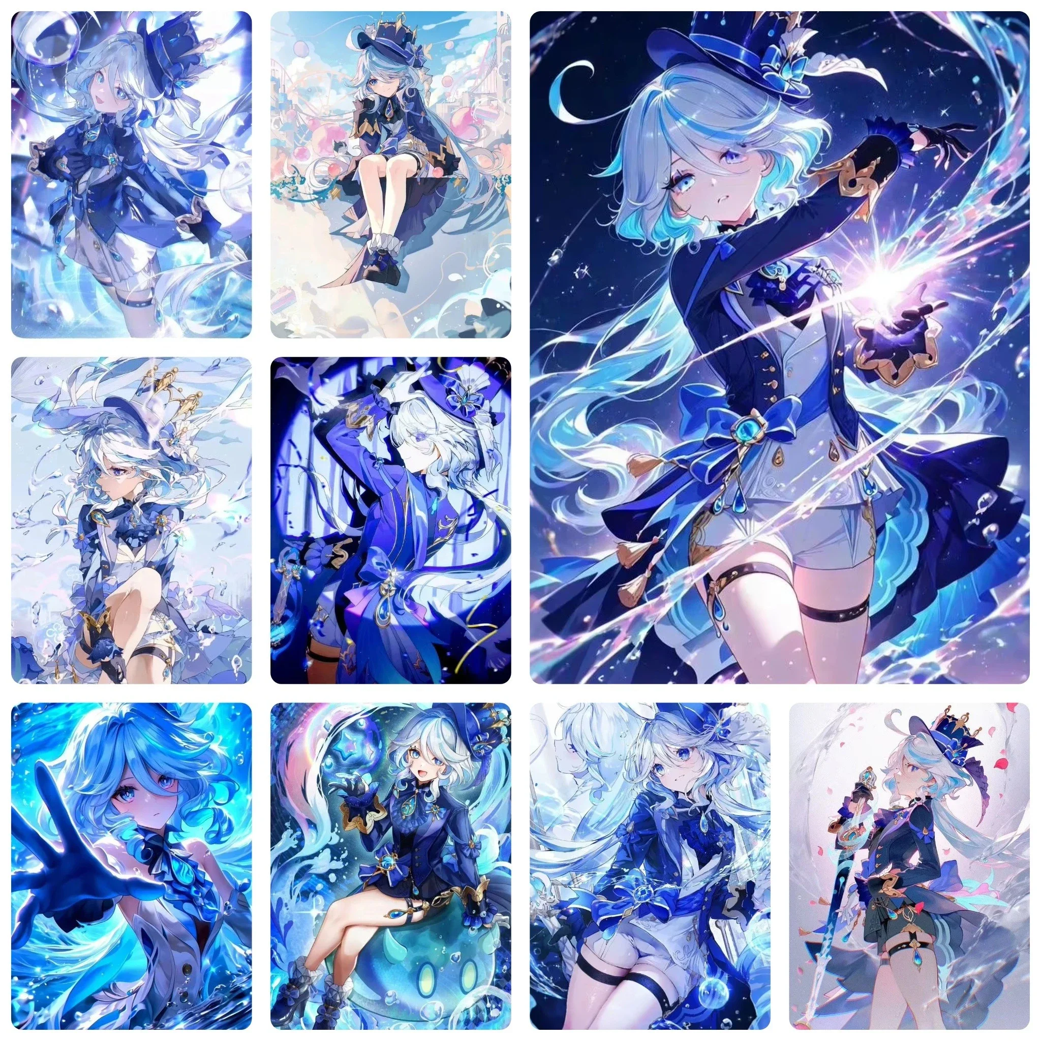 Diamond Painting, Genshin Impact Furina Anime Character Art, Hobby Craft for Home Wall Decor, Ideal Gift for Art Lovers