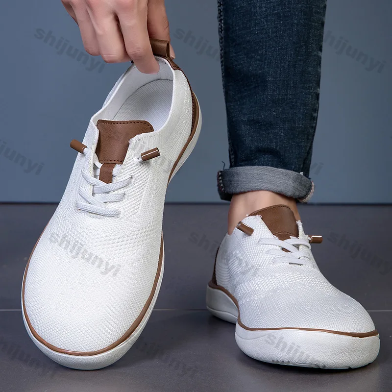 

Mens Slip on Large Size Shoes Comfort Lightweight Breathable Mesh Hollow Sneakers Summer Non Slip Soft Sole Casual Sport Shoes