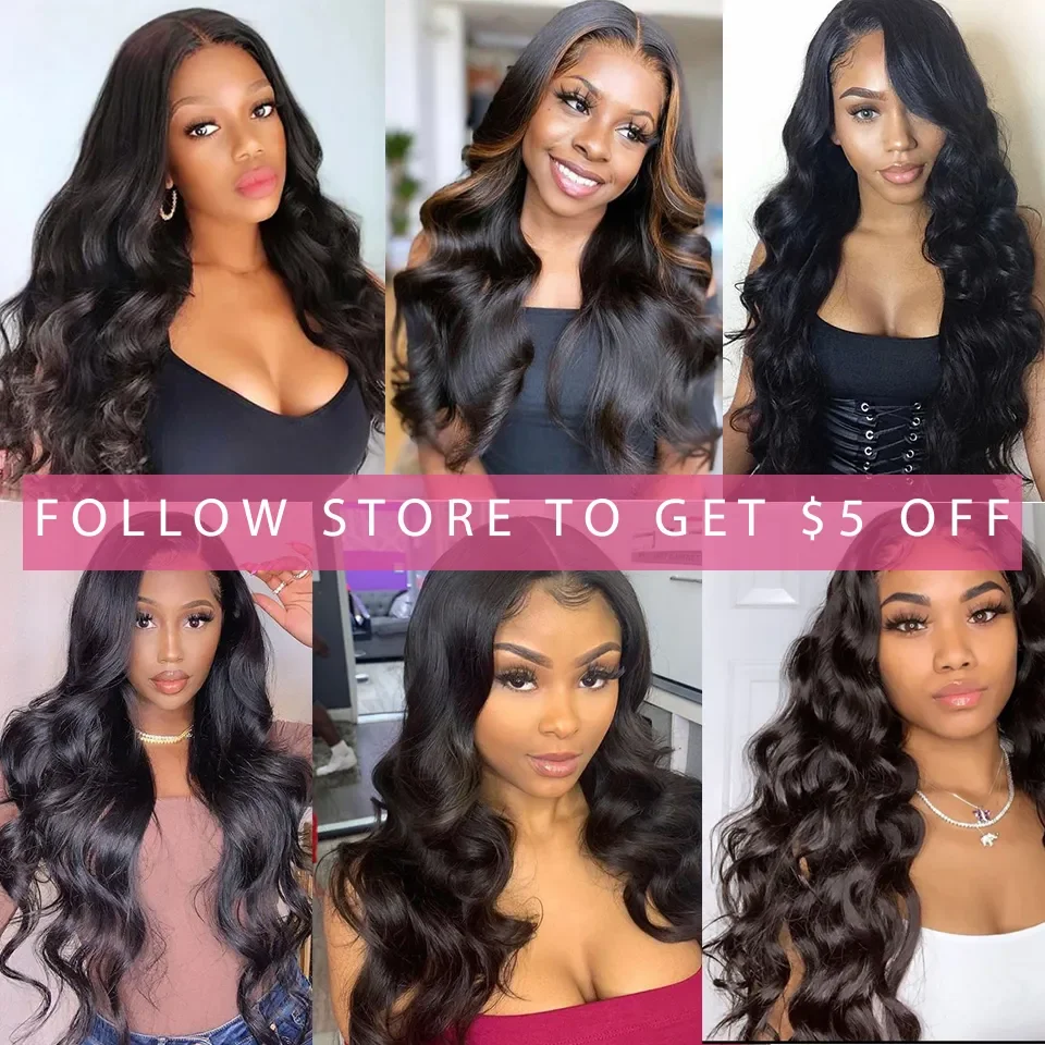 Raw Indian Hair Bundles Human Hair With Closure Unprocessed 10A Natural Black Body Wave Bundles Virgin Hair Extensions For Women