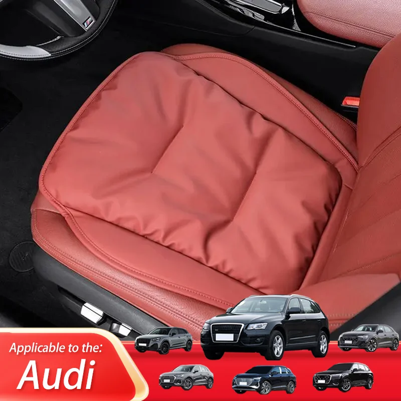 

Car Seat Cover Leather Four Seasons Universal Front Seat Protector Cushion Auto Chair Protect Covers For Audi Q2 Q3 Q4 Q5 Q7 Q8