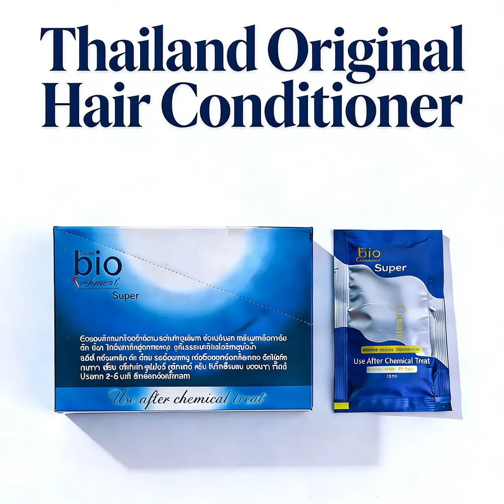 

Оригинальный био-крем-кондиционер для волос из Таиланда Super Hair Conditioner для поврежденных волос (от окрашивания/химической завивки) – питательная восстанавливающая маска для волос