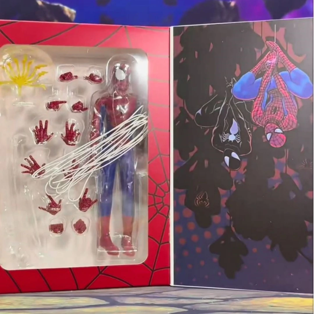 Originele 1/12 Schaal Mannelijke Soldaat Ultieme Netman Rood/Zwart Spider Hero Volledige Set Pvc GK Action Figure Model Speelgoed geschenken Collectie