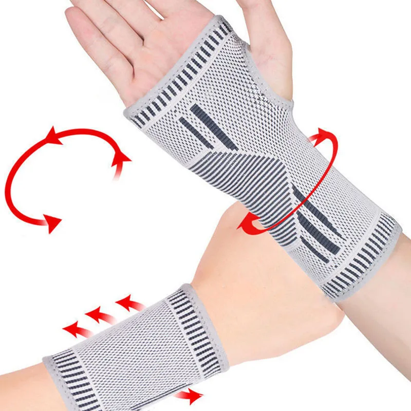 

2Pcs Protection Plam Warm Self-heating Wrist Guard Breathable Hand Joint Warm Heated Wrist Sports Protective Gear Bracers