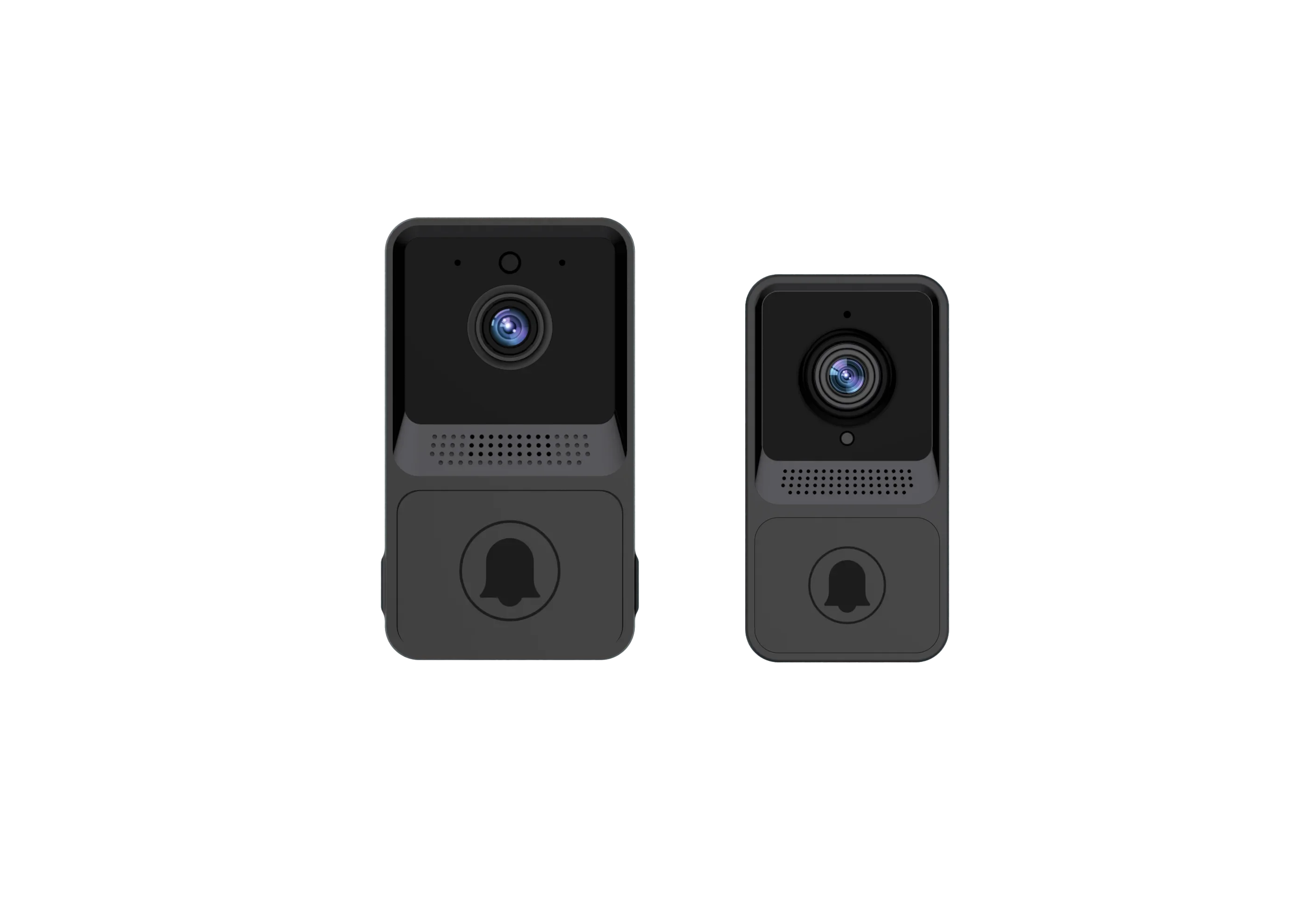Mini Wifi Video Doorbell with Two Way Audio, Motion Detection, Night Vision - Smart Home Security Camera with Rechargeable Batt