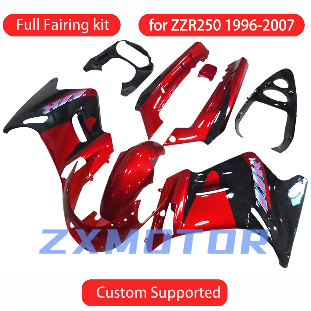 Fairing Body Kit ZZR250 1996-2007 Fairings Motorcycle for KAWASAKI ZZR 250 96 97 98 99 00 01 02 03 04 05 06 07