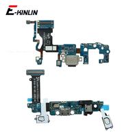 Power Charger Dock USB Charging Port Plug Board With Microphone Mic Flex Cable For Samsung Galaxy S6 S7 Edge S8 S9 Plus