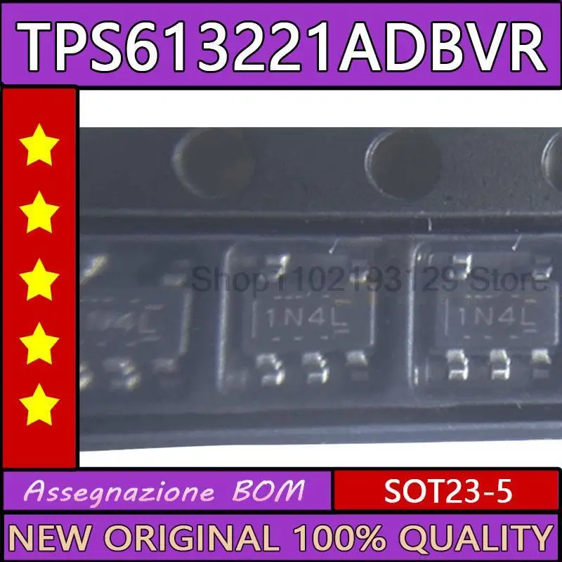 10PCS Original TPS613221ADBVR TPS613221 1N4L SOT23-5