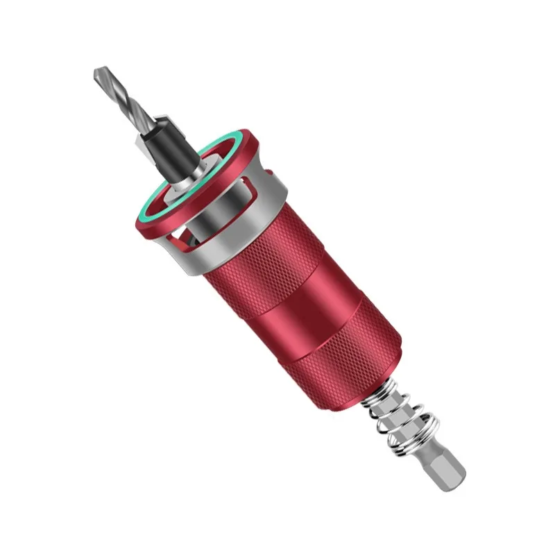 Semi-automatic Depth Adjustable Countersink Drill Bit Set Limit Countersink Hole Drill Kit For Screw Taper Hole