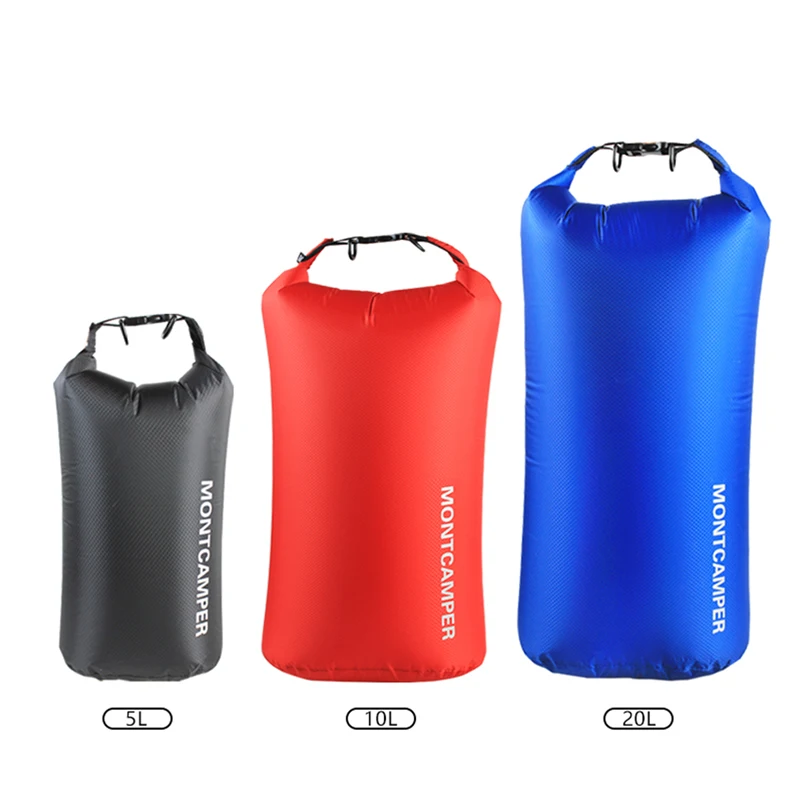 3/5/10/20/35L Waterproof Dry Bag Nylon Ultralight Swimming Rafting Kayaking River Trekking Floating Sailing Canoing Boating Bag