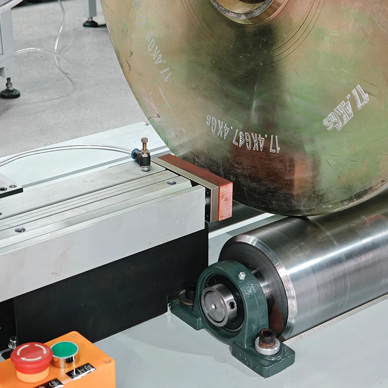 Large Cable Metal Winding Wheel Automatic Inline Wire Dot Marking Machine 140x80mm mm