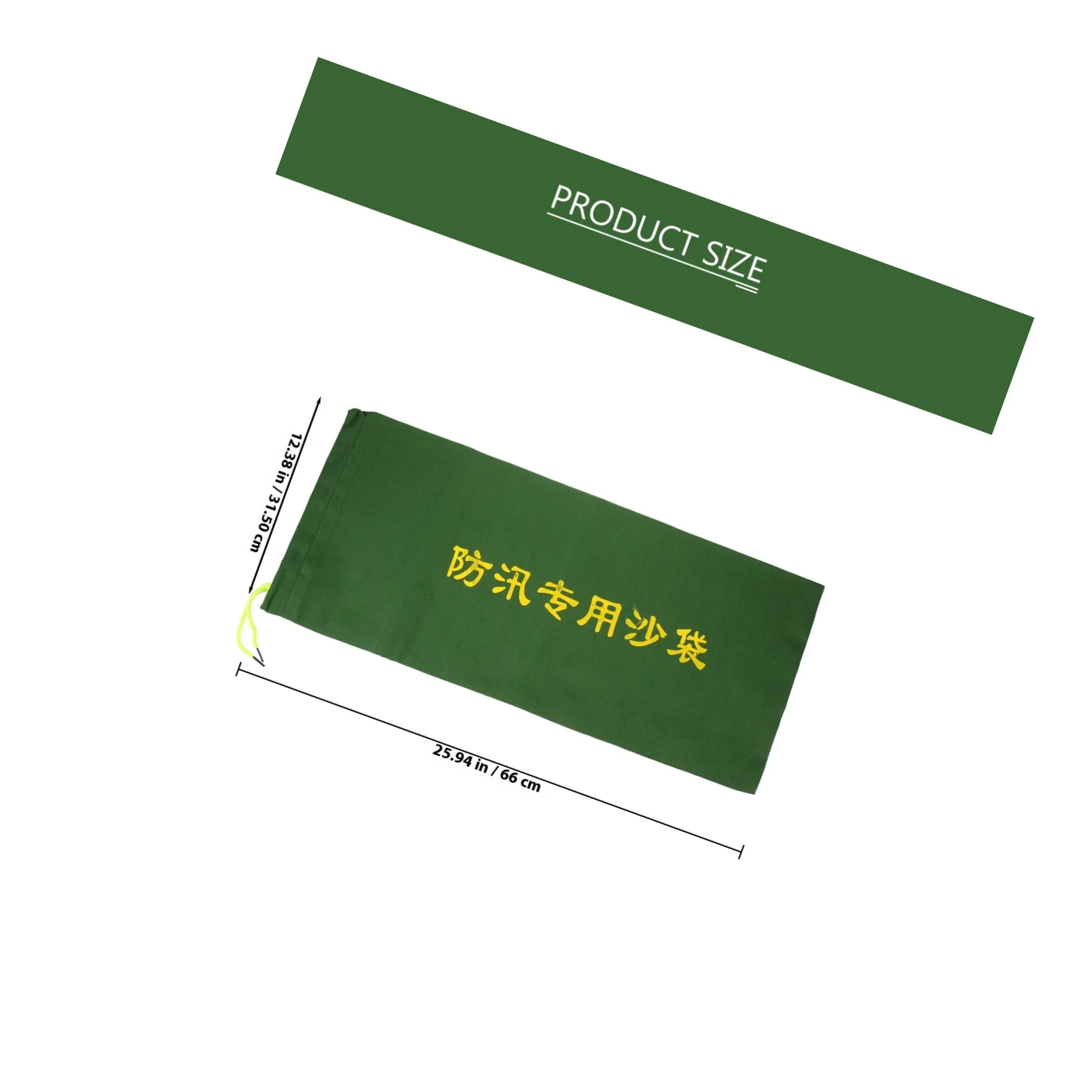 Bolsas de arena de protección contra inundaciones de alta resistencia, bolsas vacías reutilizables para huracanes, bolsas de arena para defensa al aire libre sin arena, 2 uds.