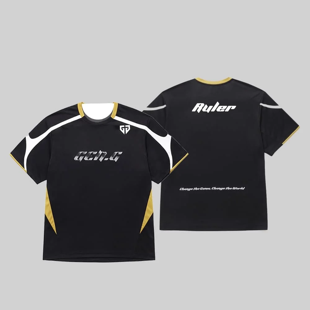 Camisetas Nuevas del Equipo de Esports Gen.G de League of Legends, Uniformes de Entrenamiento para el Juego LOL, Camisetas Unisex para Fans de Ruler y Chovy, Camisetas Familiares y para Niños
