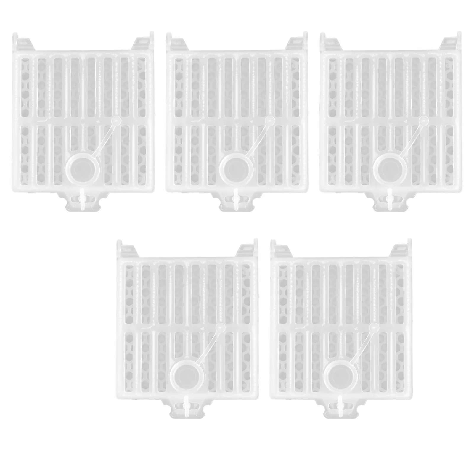 ZK10 5Pcs Queen Bee Catcher Cage Plastic Queen Rearing Transport Cage Tool Beekeeping Accessory