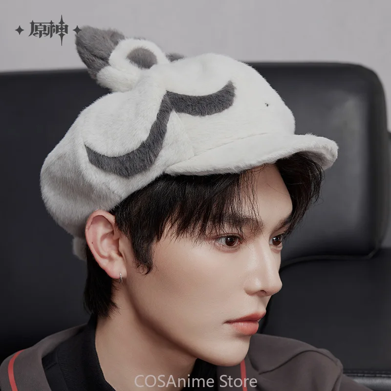 قبعة Arlecchino الرسمية Genshin Impact Arlecchino موضوع الانطباع سلسلة قبعة تأثيري Doujin Arlecchino قبعة هدايا عيد الميلاد