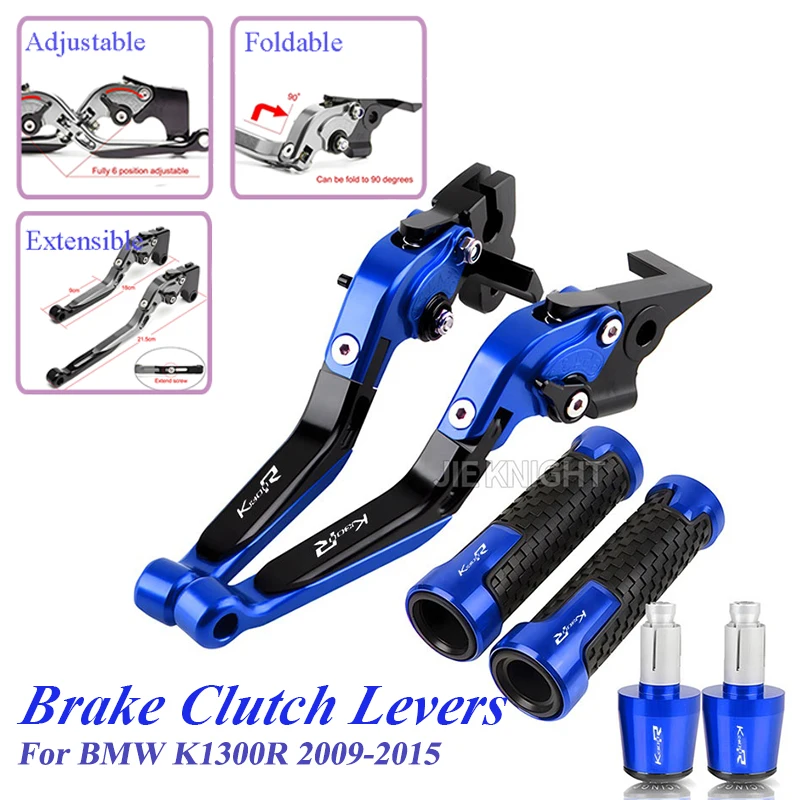 Para BMW K1300R K1300 R K 1300R 2009-2015 2014 2013 2012 2011 2010 palancas de embrague de freno extensibles plegables ajustables para motocicleta