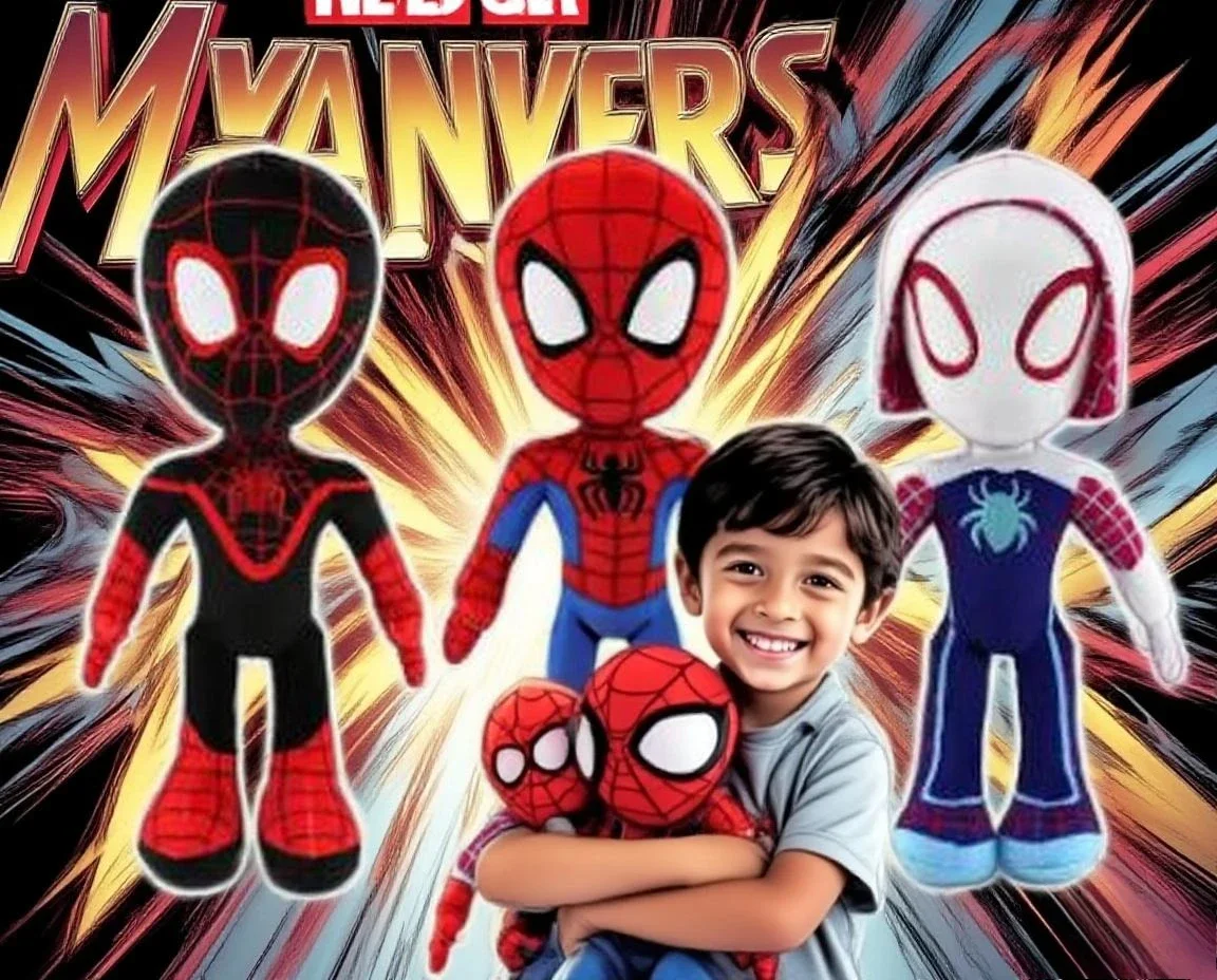 30 CM Anime Avengers Spiderman Knuffels Spider-Vers Gwen Peter Poppen Zachte Knuffel voor Kinderen Gift Kerst-Halloween Geschenken