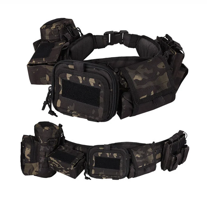 Imagem -06 - Yakeda-outdoor Multifuncional Tactical Waist Bolsa Bolsa Portátil Cinto de Escalada Bolso Caminhadas Caça Sobrevivência Pcs