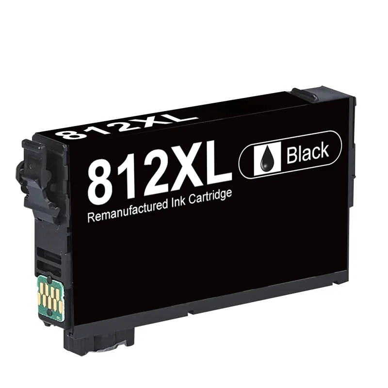 

812XL July Upgrade chip Ink Cartridge for Epson 812 T812 XL Ink use Workforce Pro WF-7820 WF-7840 WF-7310 EC-C7000 Printer