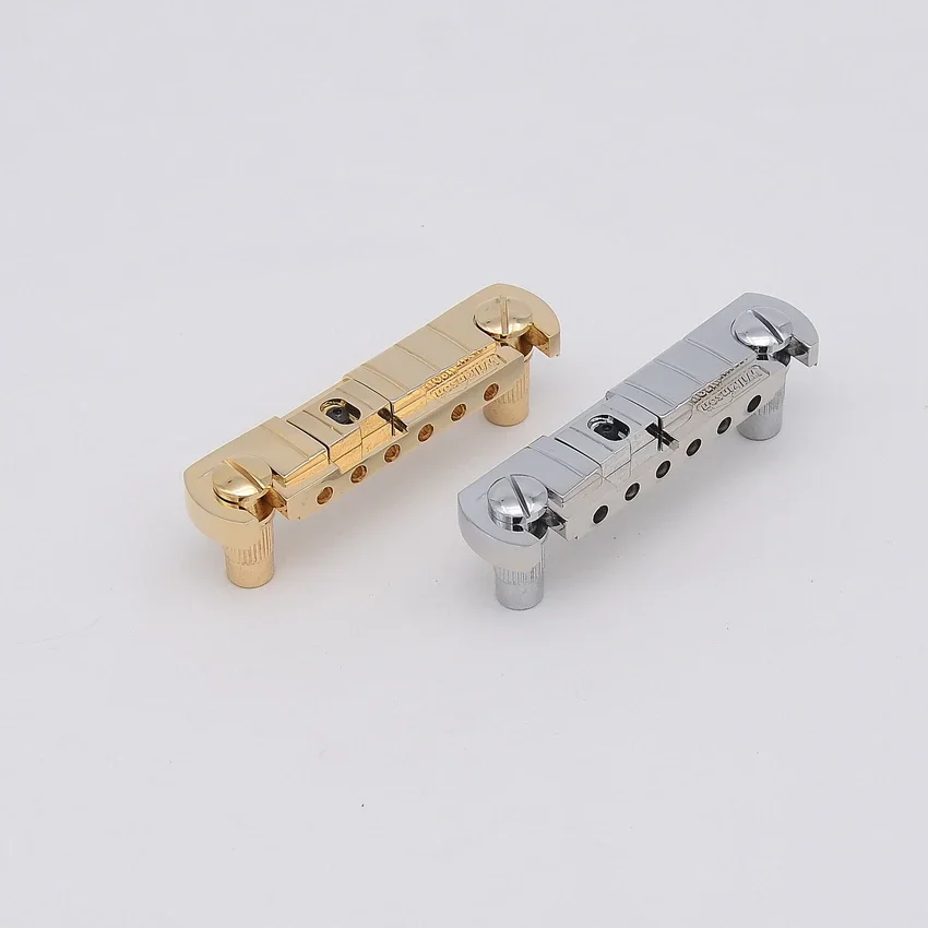 1 Set Genuine Wilkinson GTB Wraparound Bridge Tailpiece Electric Guitar Stop Tail  ( Zinc Diecast , Not Aluminum )  For LP