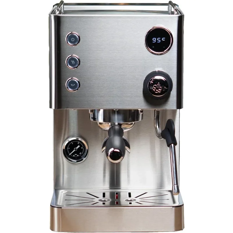 Apex Espresso Machine, Brushed Stainless Steel caseta jardin exterior