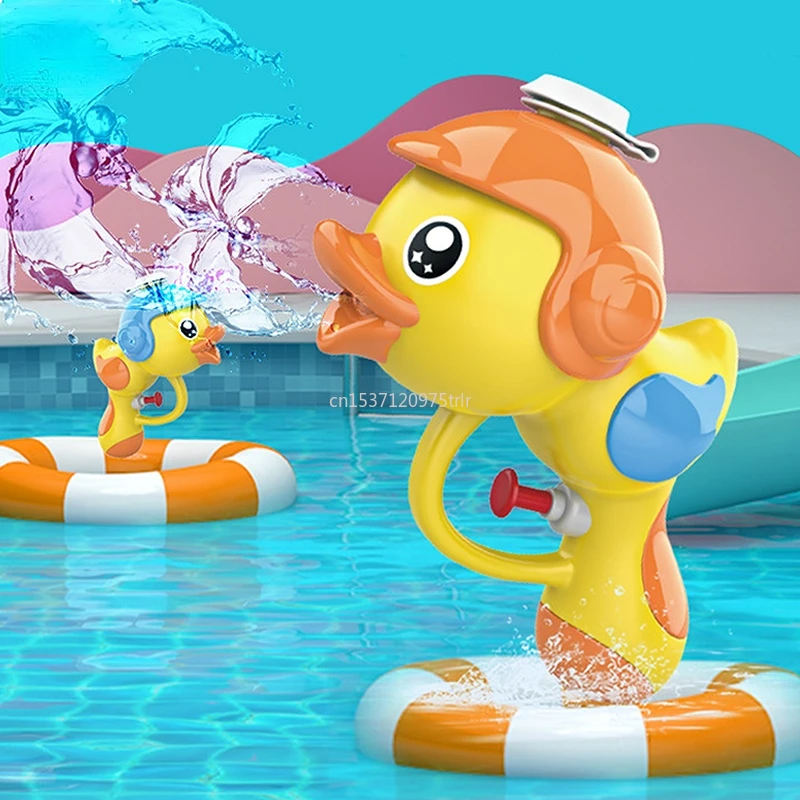 

Animal Spray Water Kids Bath Toys Duck Sprayer Summer Outdoor Beach Toy Animal Press Pistols Swimming Pool for Children Gift