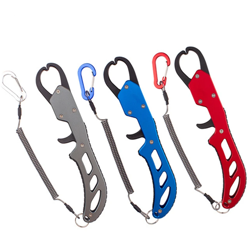 Y133 Portable Fish Grip Controller Aluminum Alloy Fishing Gripper Pliers Fish Lifting Tongs Outdoor Fishing Gear