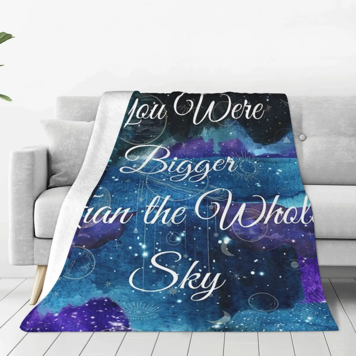 Miscarriage Comfort Items Bigger Than Whole Sky Blanket Flannel Sofa Throw Blankets For Home Bedroom Throws Bedspread Quilt