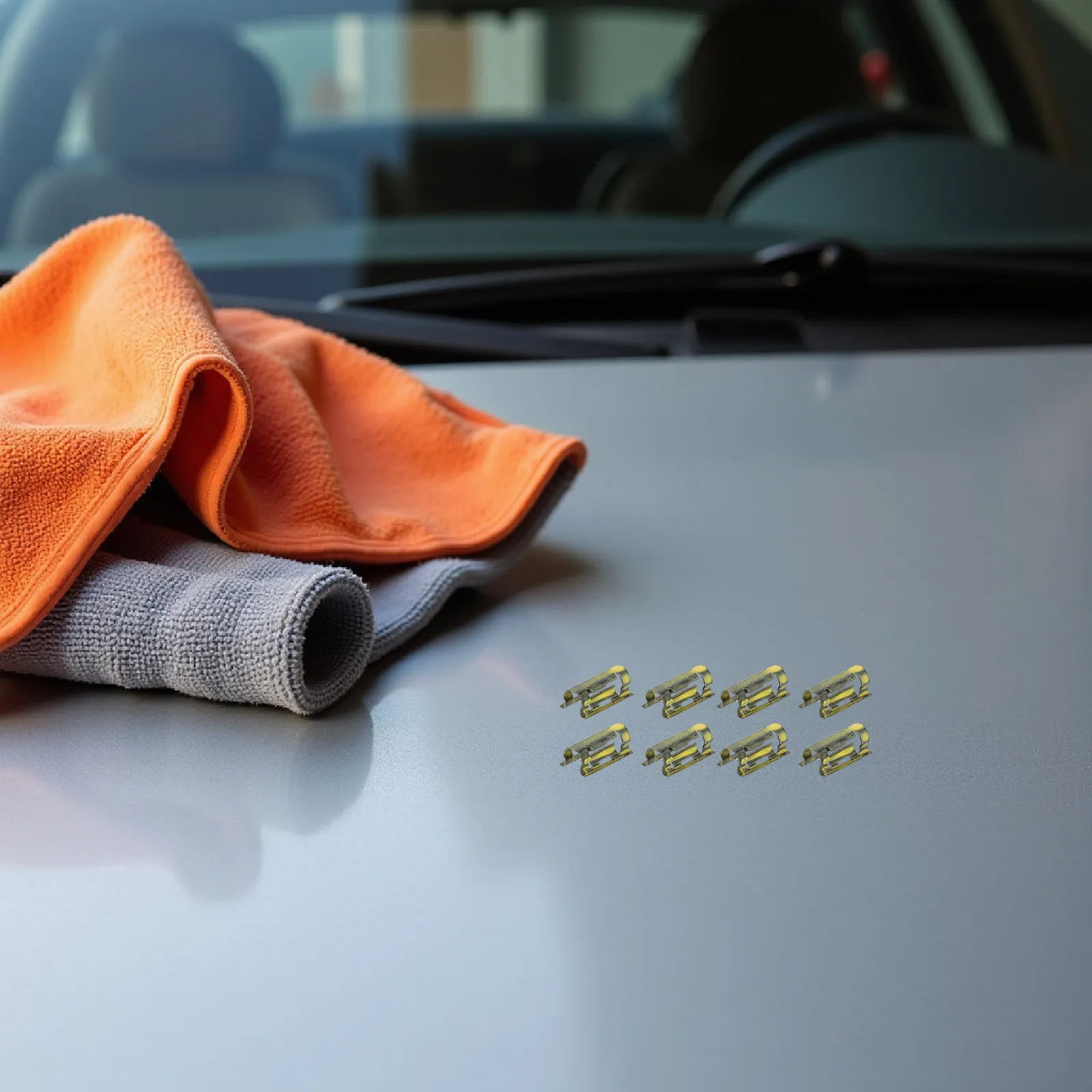 20Pcs Car Console Fastener Clips High Strength Iron Trim Panel Retainer for Dashboard Mounting Quiet Secure Interior Accessory