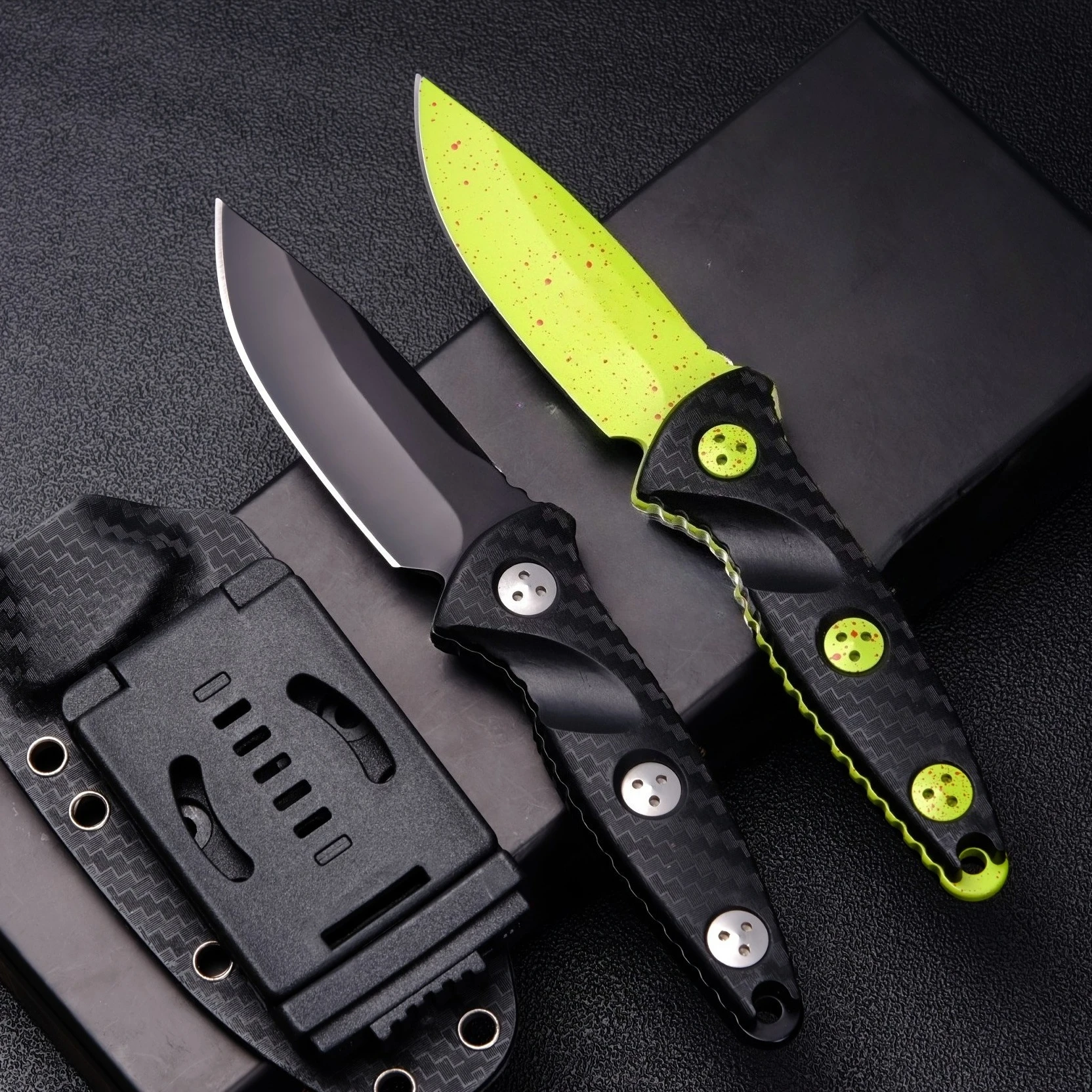 

Тактический 8Cr13Mov стальное лезвие, нож для приключений в дикой природе, снаряжение для активного отдыха, нож с ручкой из нейлонового волокна, EDC, исследование в джунглях