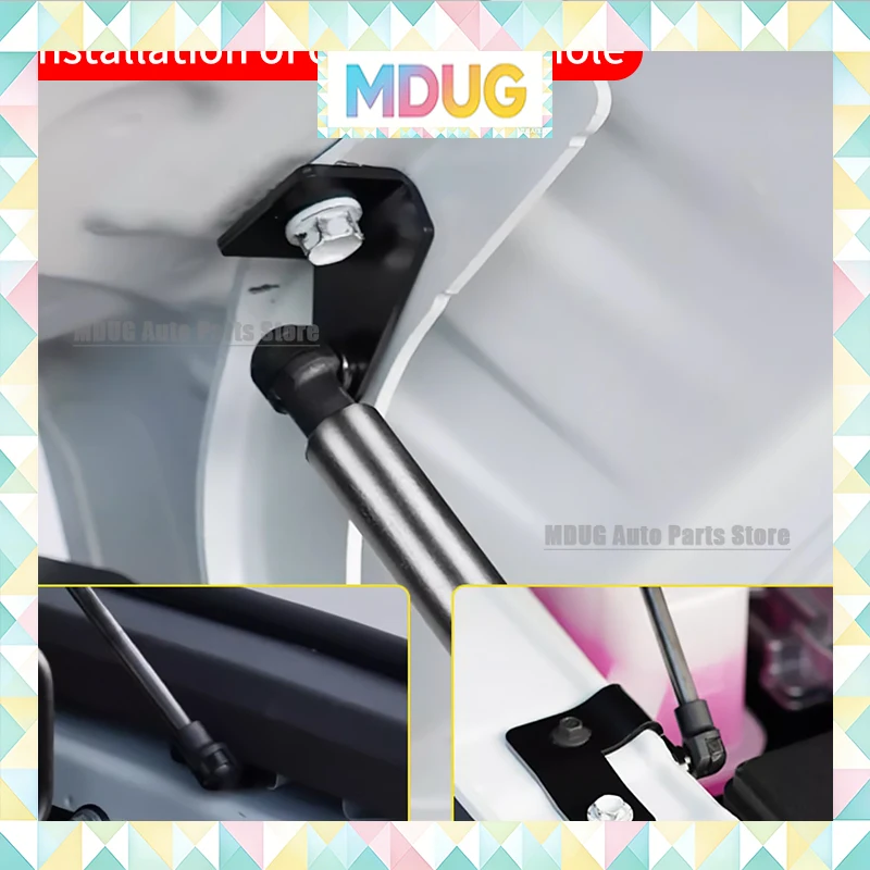 MDUG For 2024 Toyota Land Cruiser 250 1958 Prado LC250 First Edition Bonnet Hydraulic Rod FJ250 Hood Support Rod Upgraded Access