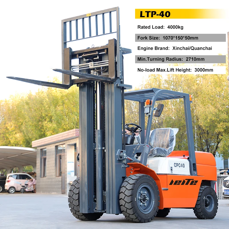 Diesel forklift 2ton 2.5ton 3ton Carrello Elevatore with side shift counterbalance diesel forklift CE/EPA/Euro 5 customized