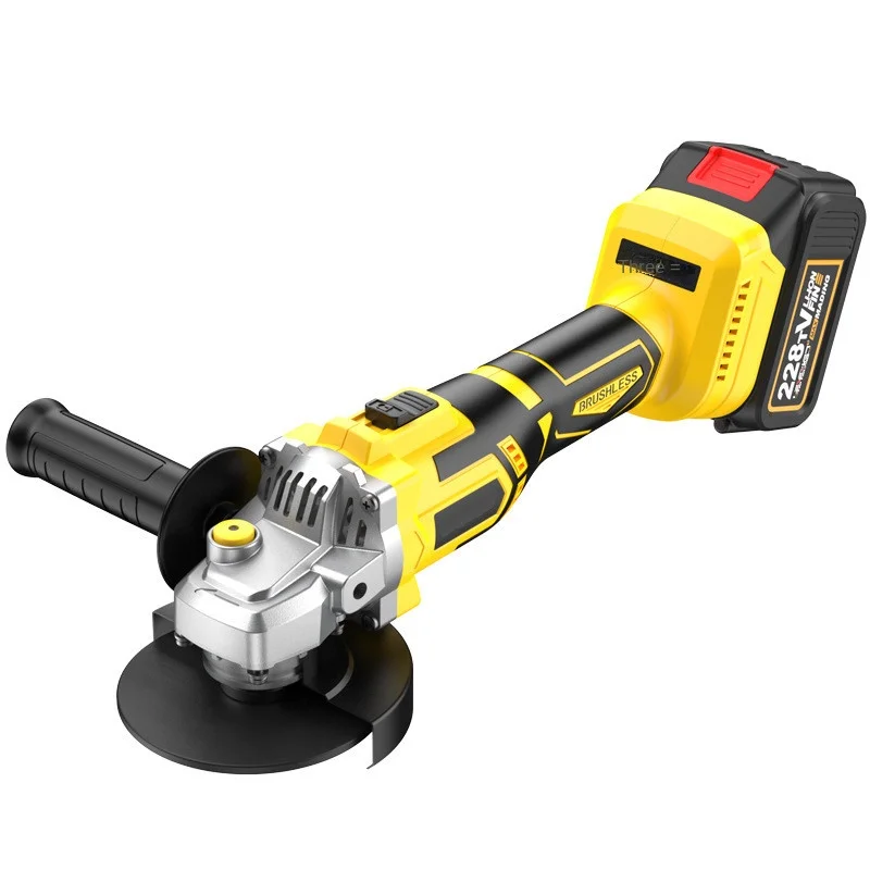 

21v Brushless Lithium Battery Angle Grinder Wireless Grinder Cutting Machine Polishing Machine Charging Grinder Hand Grinder 공구