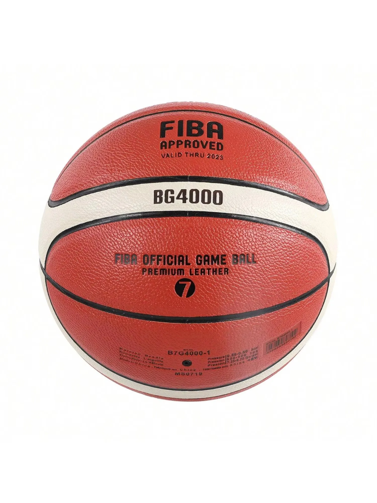 Molten Basketball BG4000 PU Официальная сертификация Соревнования Баскетбольный стандартный мяч Мужской и женский тренировочный мяч РАЗМЕР 7.