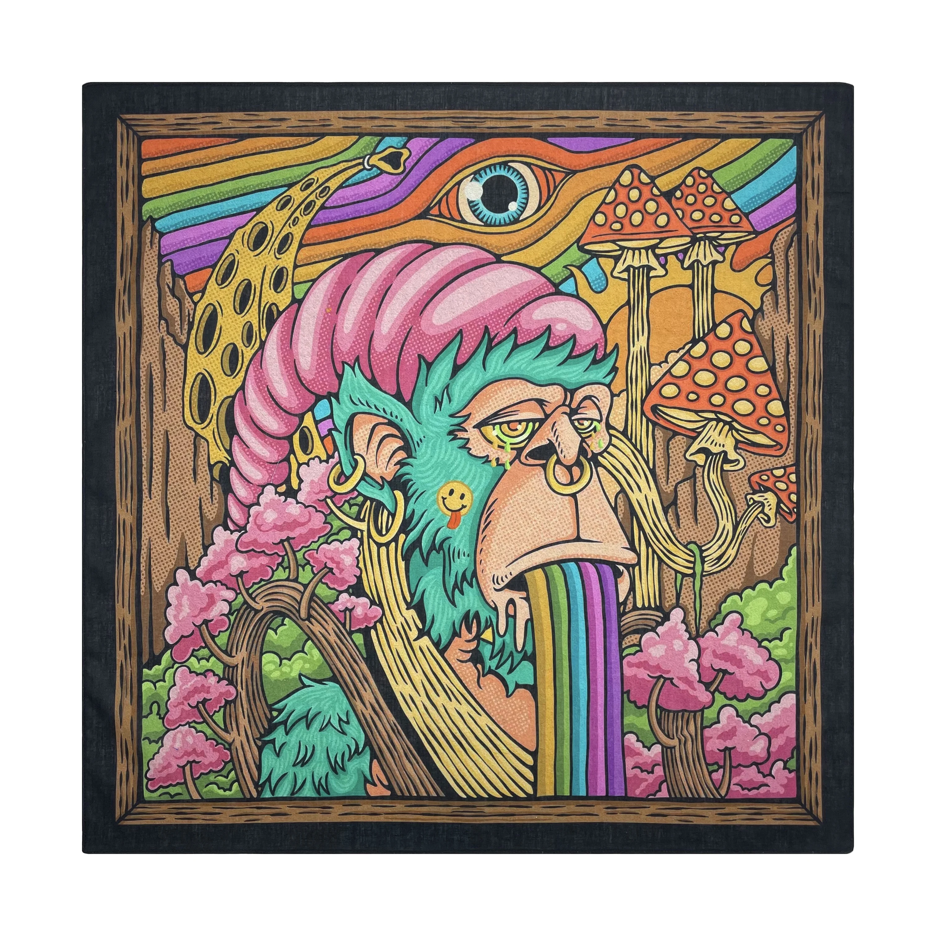 Modisches Neues Design Damen Schönes Blumenmuster Retro Hip-Hop 100% Baumwolle Bandana Quadratischer Schal Stirnband Paisley Geschenke für Frauen/Mädchen – Detail 17