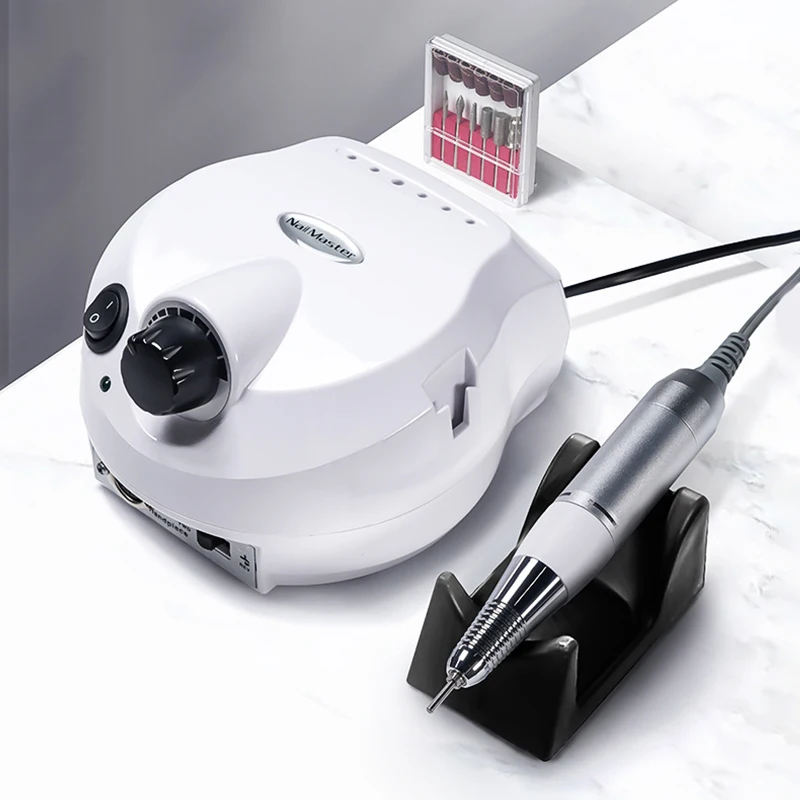 CNHIDS 35000RPM Electric Nail Drill Machine Professional Manicure Pedicure  Nail Art Salon Tools Low Noise Cutters Nail File Kit